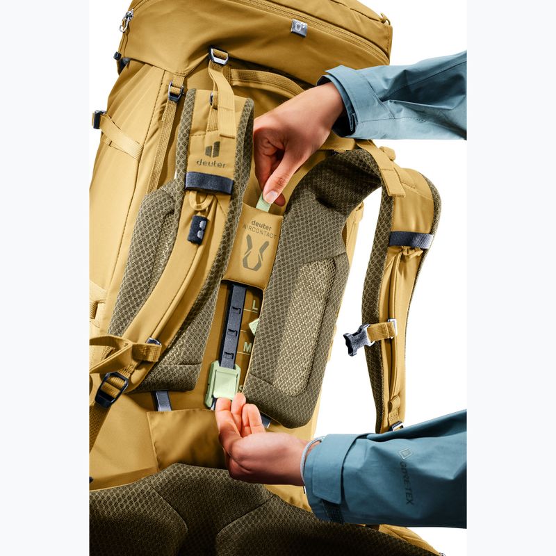 Damen-Trekkingrucksack deuter Aircontact Core 55 + 10 l SL savanna/nori 11