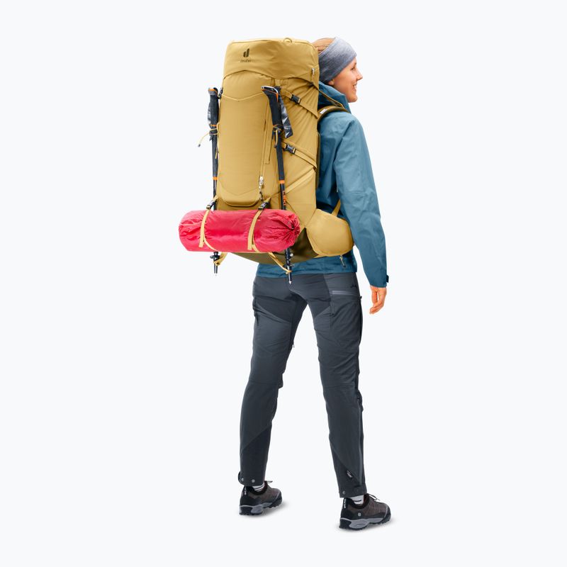 Damen-Trekkingrucksack deuter Aircontact Core 55 + 10 l SL savanna/nori 13