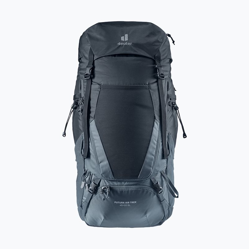 Trekkingrucksack deuter Aircontact Lite 40 + 10 l black/graphite