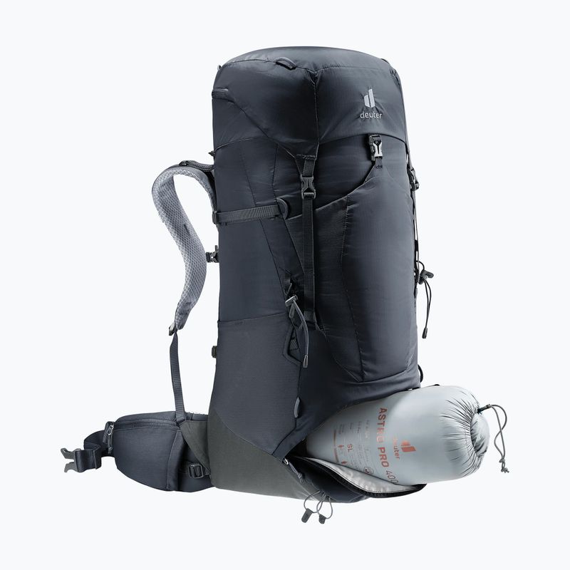 Trekkingrucksack deuter Aircontact Lite 50 + 10 l black/graphite 7