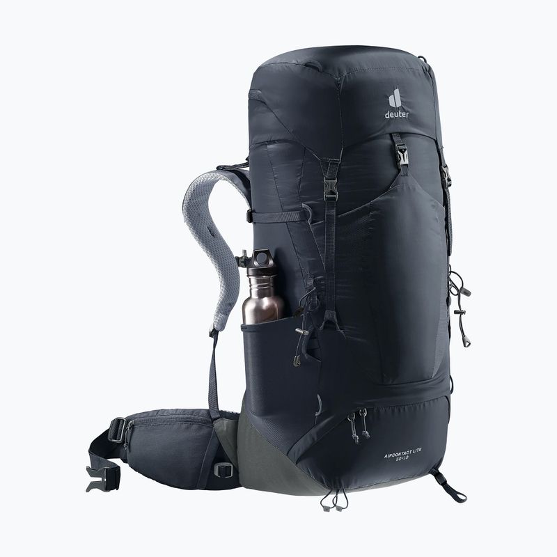 Trekkingrucksack deuter Aircontact Lite 50 + 10 l black/graphite 10