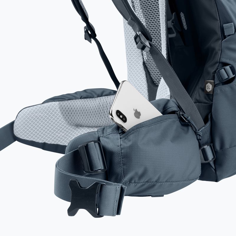 Trekkingrucksack deuter Aircontact Lite 50 + 10 l black/graphite 12