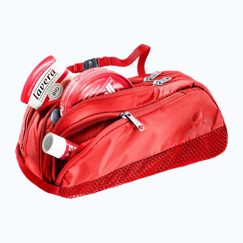 Kulturbeutel Deuter Wash Bag Tour II poppy/crimson 3