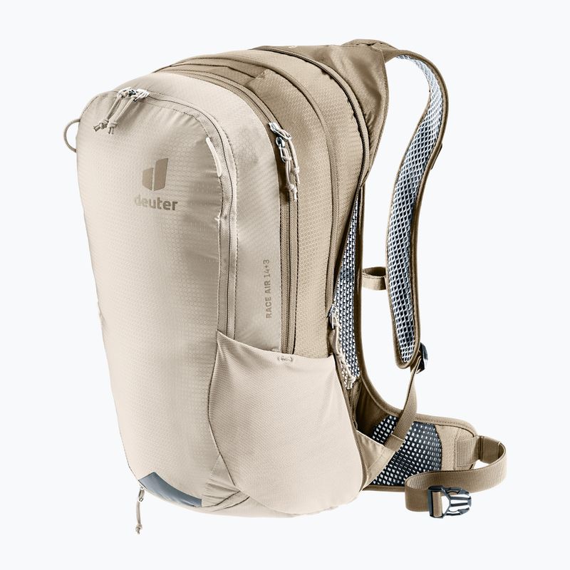 Fahrradrucksack deuter Race Air 14 + 3 l alu/greystone 9