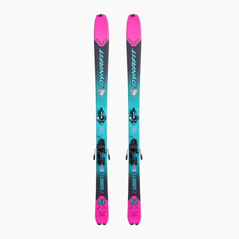 Women's DYNAFIT Seven Summits W + Radical Long Travel blau-rosa Ski 08-0000048495