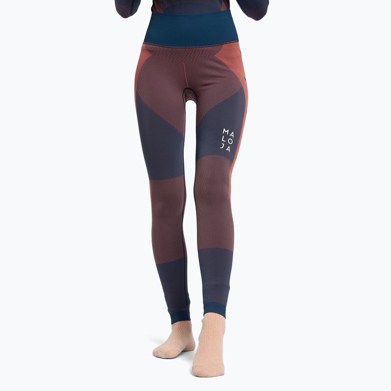 Damen-Trekking-Leggings Maloja BlaumeiseM navy blau 34124