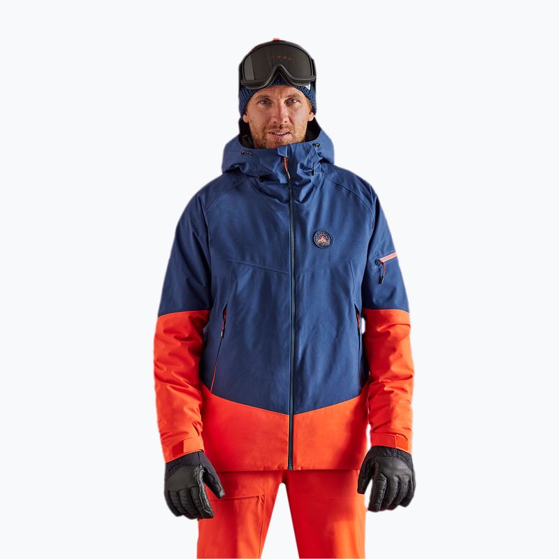 Maloja HallimaschM Herren Skijacke navy blau und orange 34204-1-8581 7