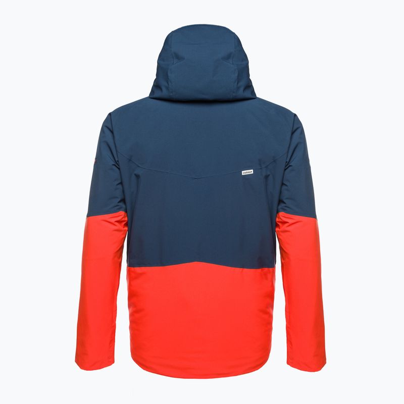 Maloja HallimaschM Herren Skijacke navy blau und orange 34204-1-8581 2