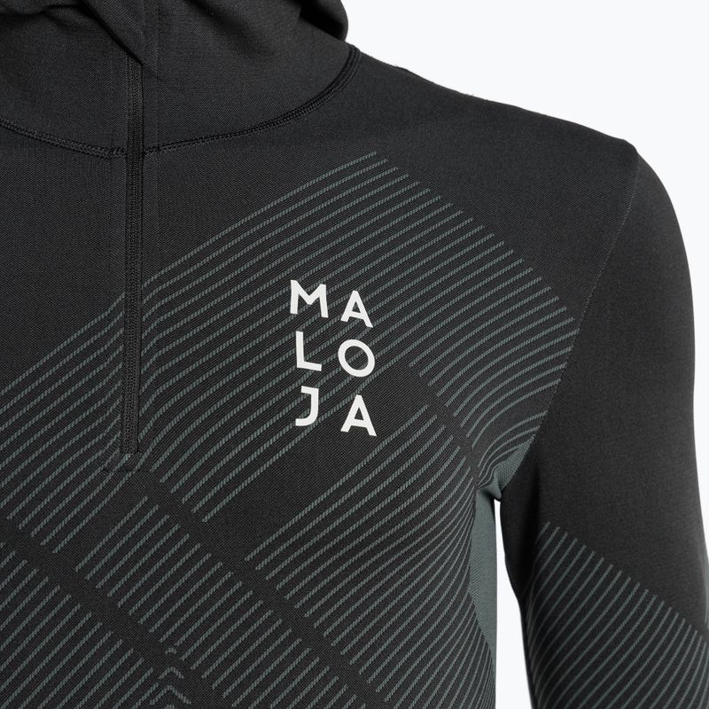 Herren-Ski-Sweatshirt Maloja MauerseglerM grau 34221-1-0817 3
