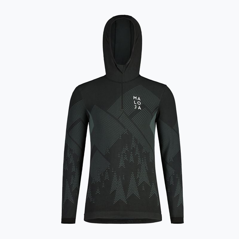 Herren-Ski-Sweatshirt Maloja MauerseglerM grau 34221-1-0817 4