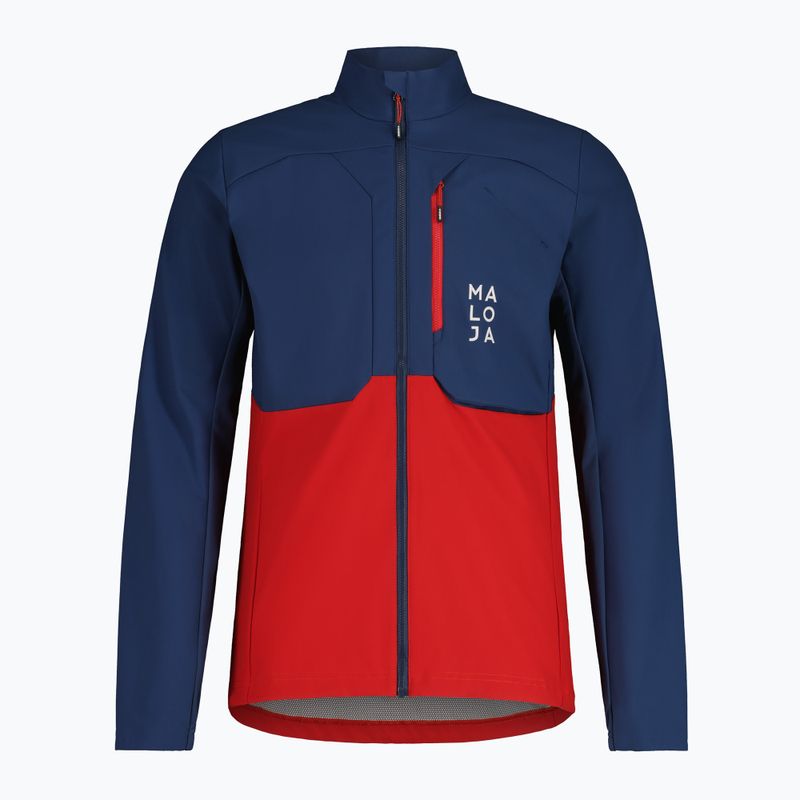 Maloja EuleM Herren Softshelljacke navy blau und rot 34230-1-8686 4