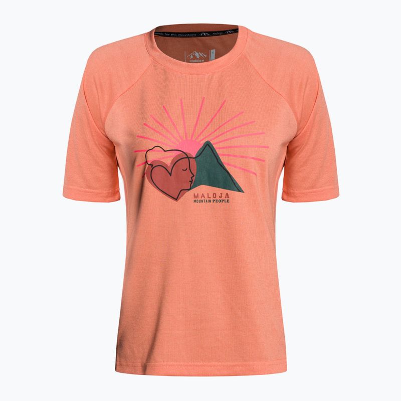 Wandershirt trekking Damen Maloja DambelM orange 35118