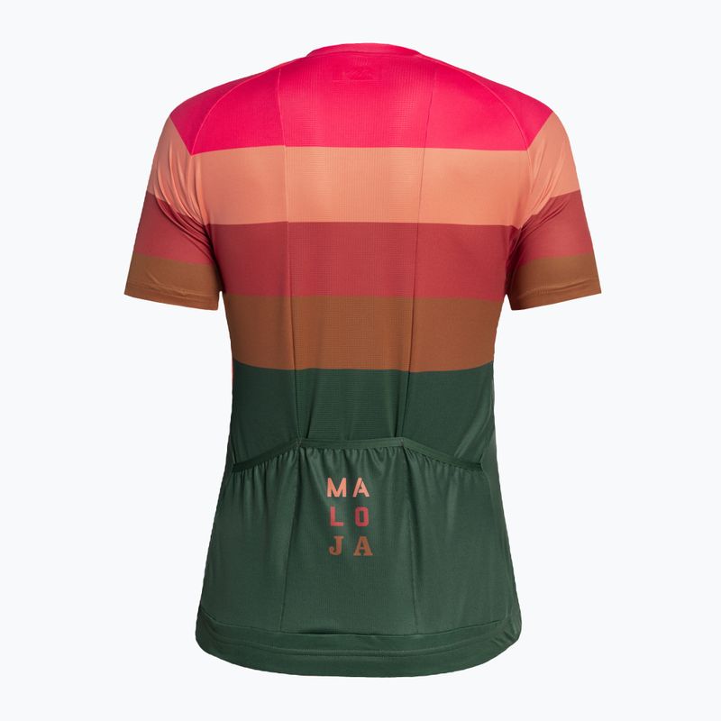 Radtrikot Damen Maloja MadrisaM grün-bunt 35167 2