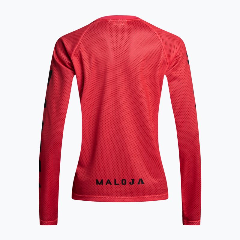 Radtrikot Damen Maloja ElferkofelM LS rot 35197 2