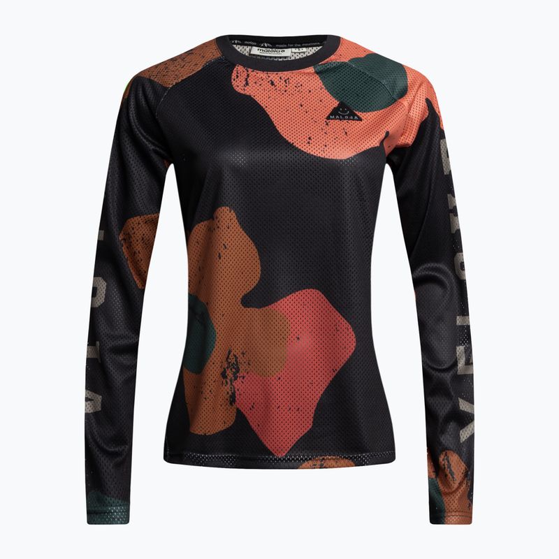 Radtrikot Damen Maloja ElferkofelM LS grün-bunt 35197