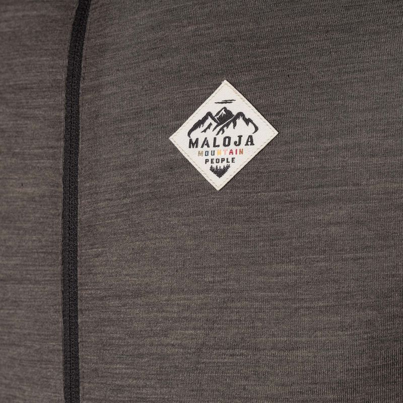 Maloja ZordoM Herren Kletter Sweatshirt schwarz-braun 35207-1-0821 3