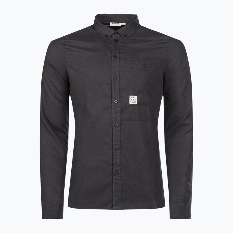 Maloja RainierM Herren Wanderhemd schwarz 35212-1-0817