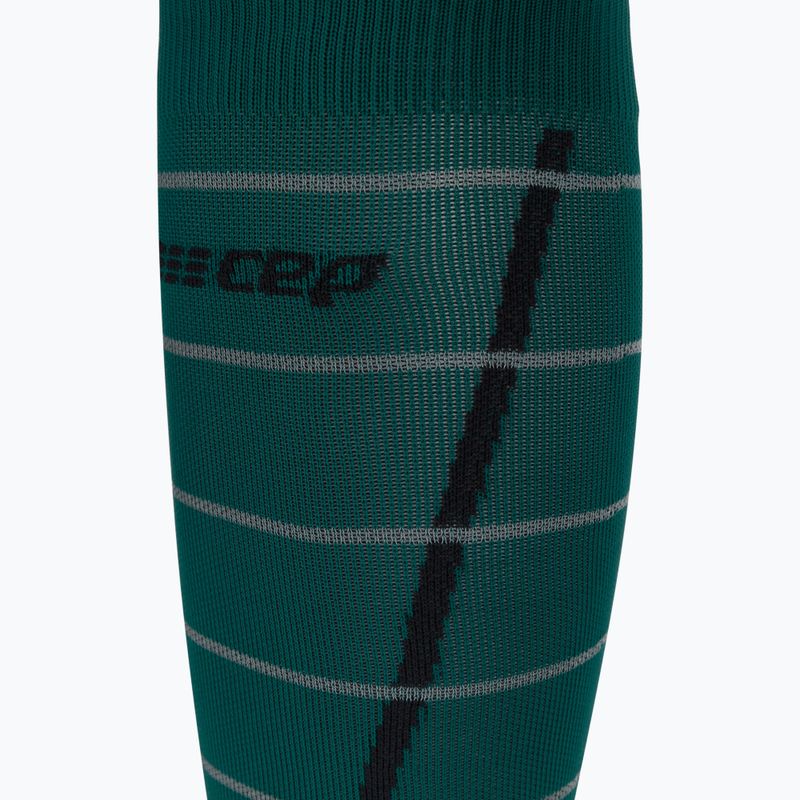 CEP Reflective Herren Kompressions-Laufsocken grün WP50GZ2000 3