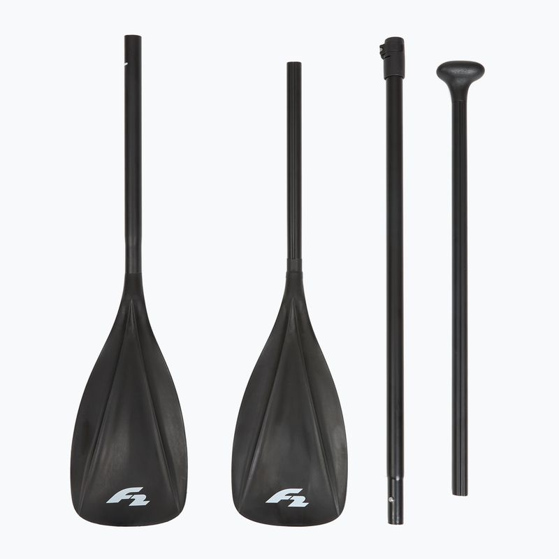 SUP/Kajak 4-teiliges Paddel F2 Combo 4D schwarz 3