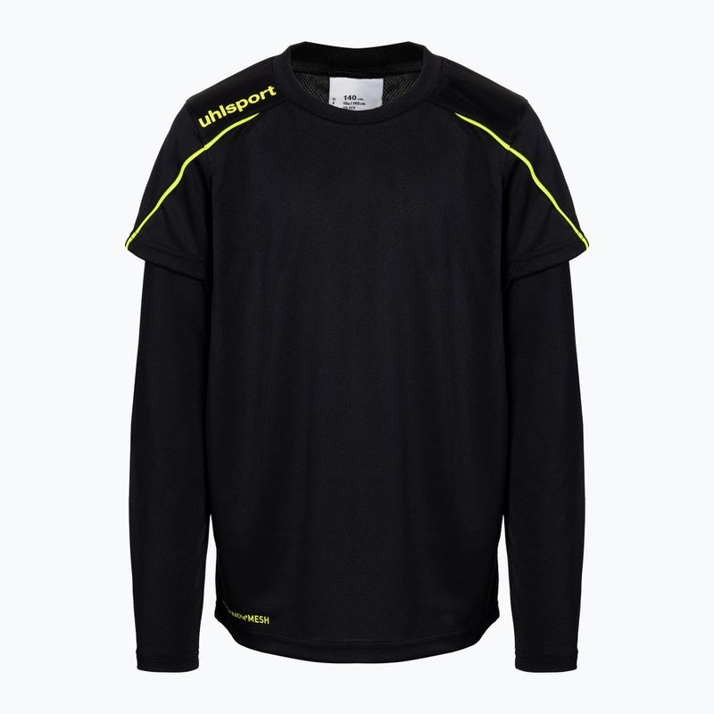 Kinder-Torwart-Shirt uhlsport Stream 22 schwarz 100562309