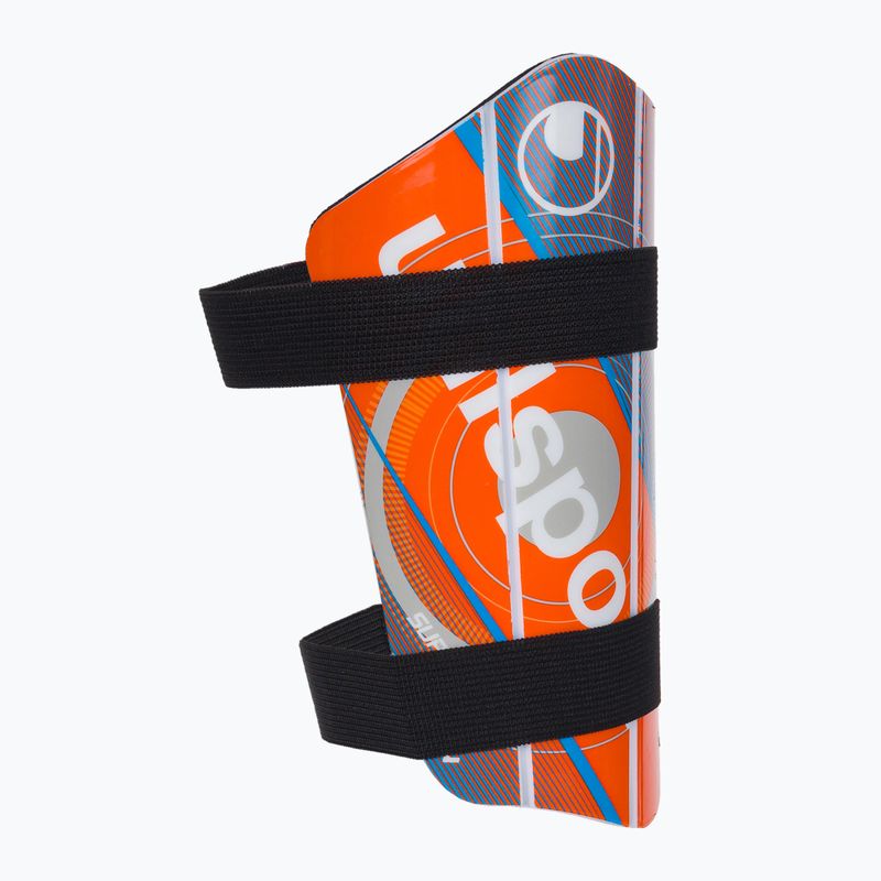 Uhlsport Super Lite Plus Schienbeinschoner orange-blau 100680601