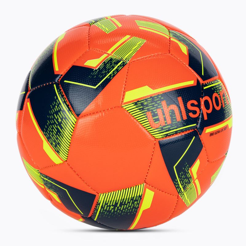 Fußball uhlsport Lite Soft 290 fluo rot/navy/fluo gelb Größe 5 2