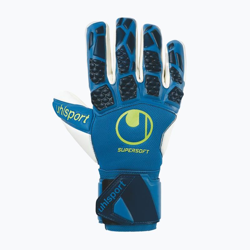 Uhlsport Hyperact Supersoft HN blau und weiß Torwarthandschuhe 101123601 4