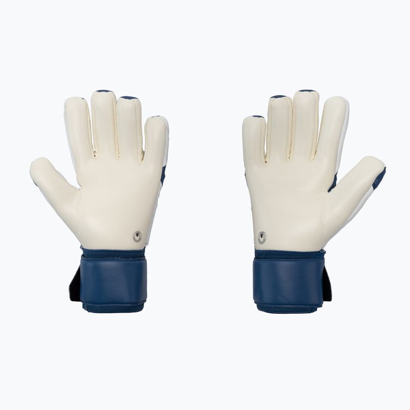 Uhlsport Hyperact Supersoft HN blau und weiß Torwarthandschuhe 101123601 2
