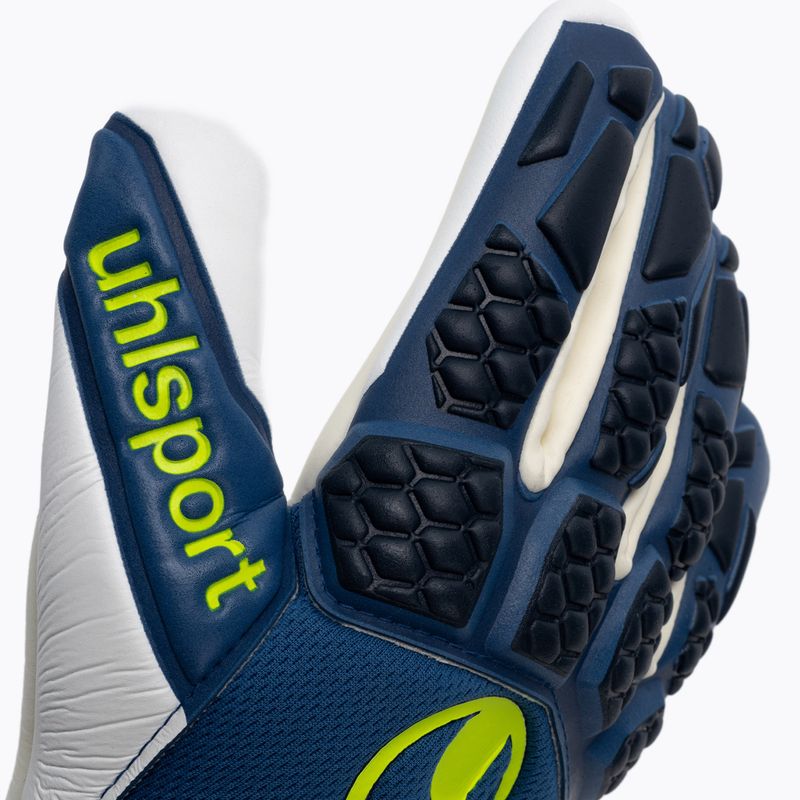 Uhlsport Hyperact Supersoft HN blau und weiß Torwarthandschuhe 101123601 3