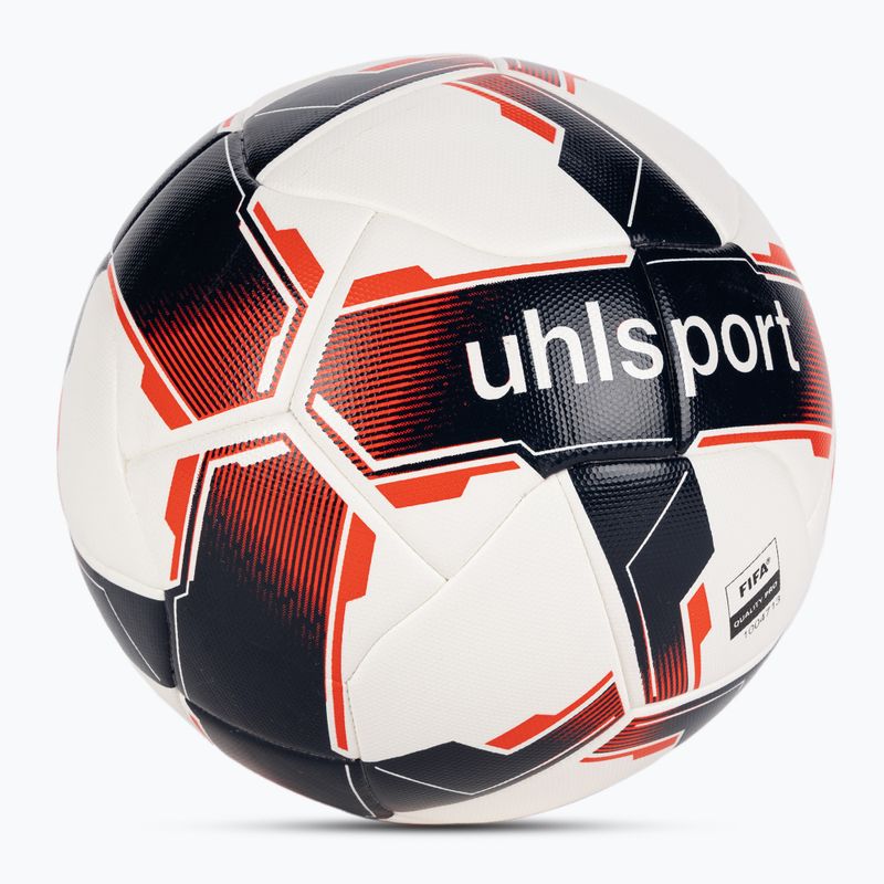 Fußball uhlsport Match Addglue weiß/navy/fluo rot Größe 5 2