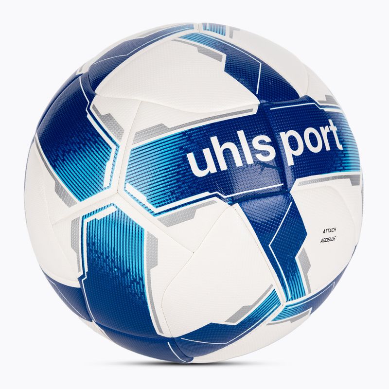 Uhlsport Attack Addglue Fußball weiß/royal/blau Größe 5 2