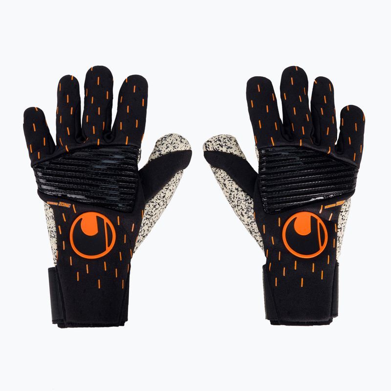 Torwarthandschuhe Uhlsport Speed Contact Supergrip+ Reflex schwarz-weiß 1112591