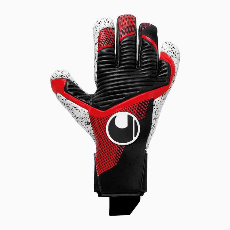 Uhlsport Powerline Supergrip+ Hn Torwarthandschuhe schwarz/rot/weiß