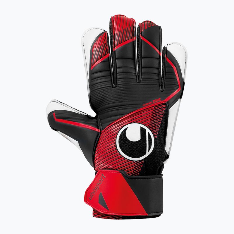 Uhlsport Powerline Starter Soft Torwarthandschuhe schwarz/rot/weiß