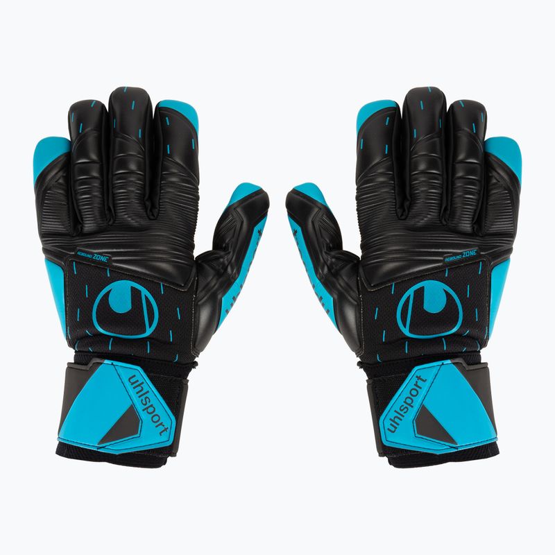 Uhlsport Classic Soft Hn Comp Torwarthandschuhe schwarz/blau/weiß