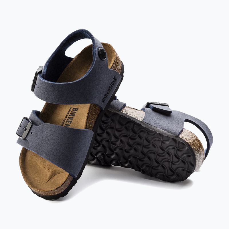 Kindersandalen BIRKENSTOCK New York Birkibuc Narrow navy 5