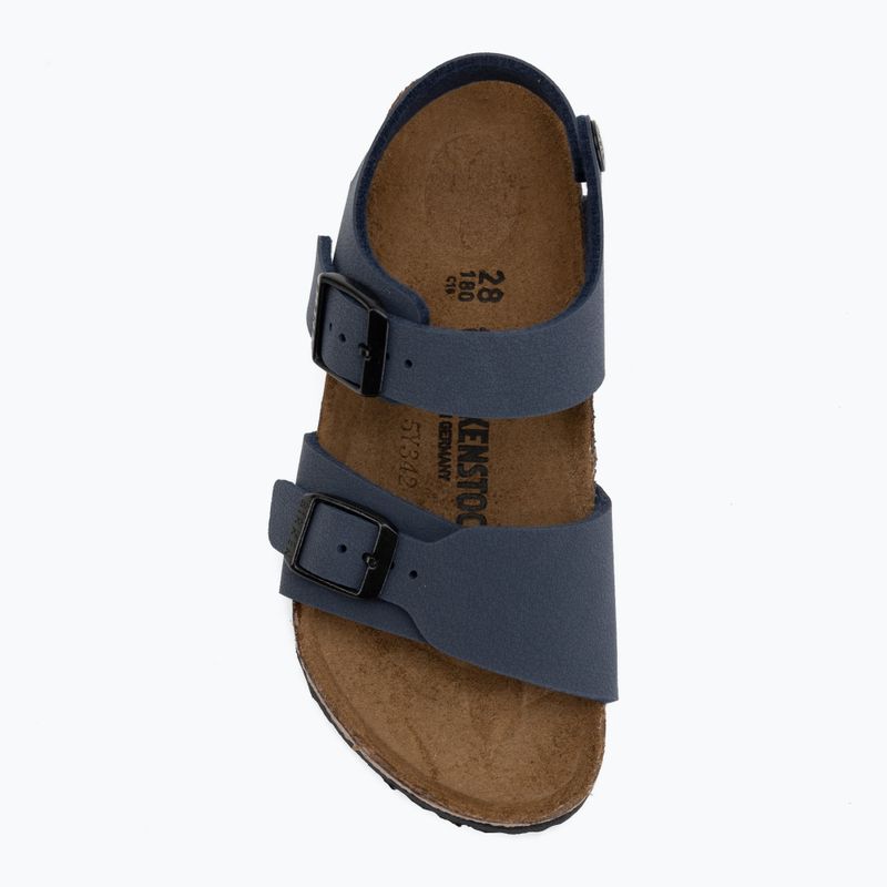 Kindersandalen BIRKENSTOCK New York Birkibuc Narrow navy 5