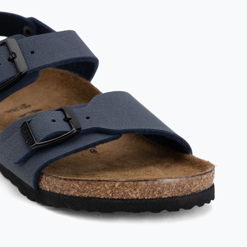 Kindersandalen BIRKENSTOCK New York Birkibuc Narrow navy 7