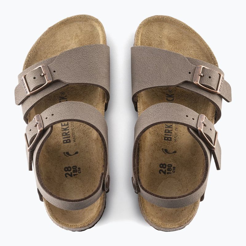 Kindersandalen BIRKENSTOCK New York Birkibuc Narrow mocha 4