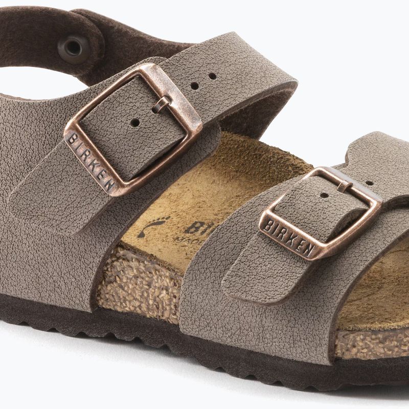 Kindersandalen BIRKENSTOCK New York Birkibuc Narrow mocha 6
