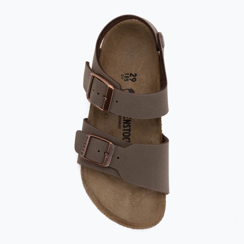Kindersandalen BIRKENSTOCK New York Birkibuc Narrow mocha 5