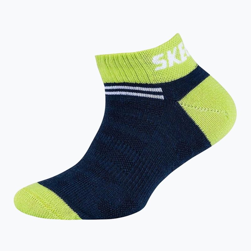 Socken Kinder Skechers Mesh Ventilation Sneaker 5 pairs acid lime