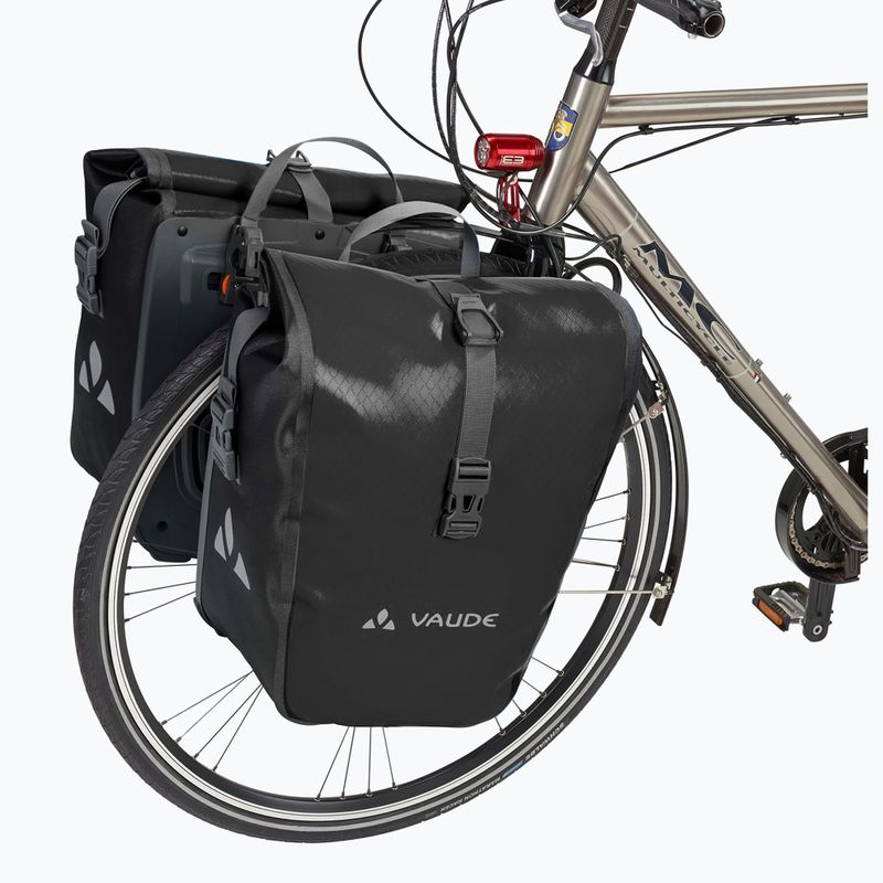 VAUDE Aqua Front 28 l schwarz Fahrradtaschen für Gepäckträger 4