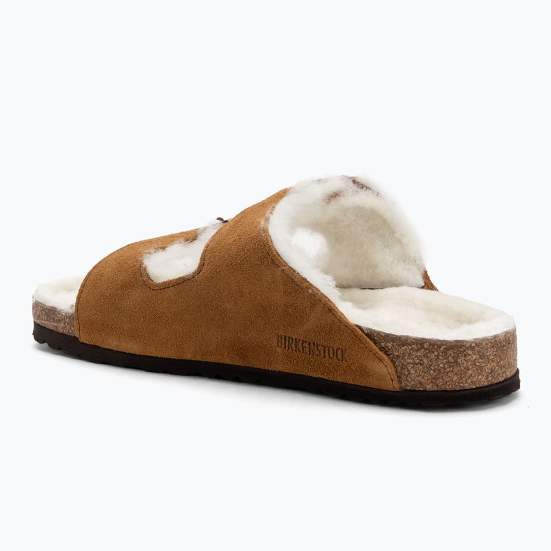 BIRKENSTOCK Arizona Shearling SL Regular Nerz-Flip-Flops 3