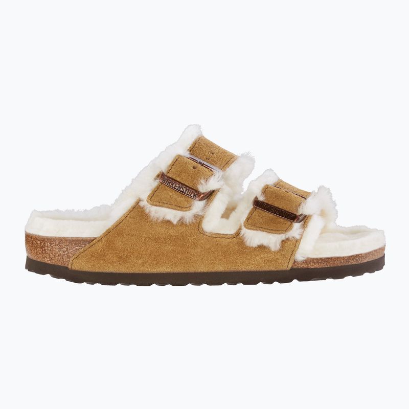 BIRKENSTOCK Arizona Shearling SL Narrow Nerz-Flip-Flops 2