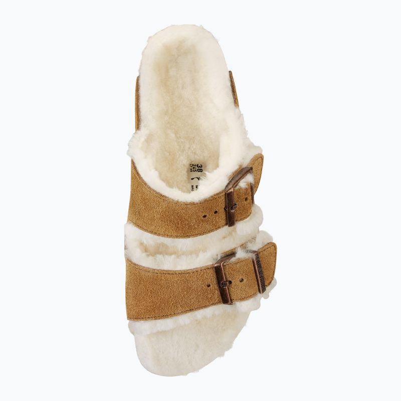 BIRKENSTOCK Arizona Shearling SL Narrow Nerz-Flip-Flops 3
