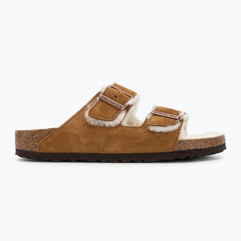 BIRKENSTOCK Arizona Shearling SL Narrow Nerz-Flip-Flops 2