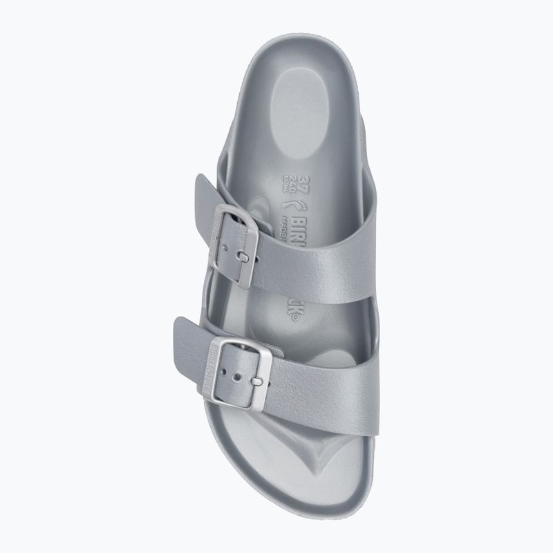Badeschuhe BIRKENSTOCK Arizona EVA Narrow metallic silver 5