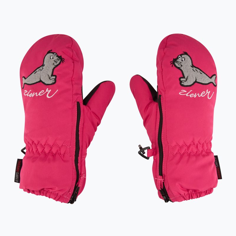 Skihandschuhe Kinder ZIENER LE Zoo Minis pop pink 3
