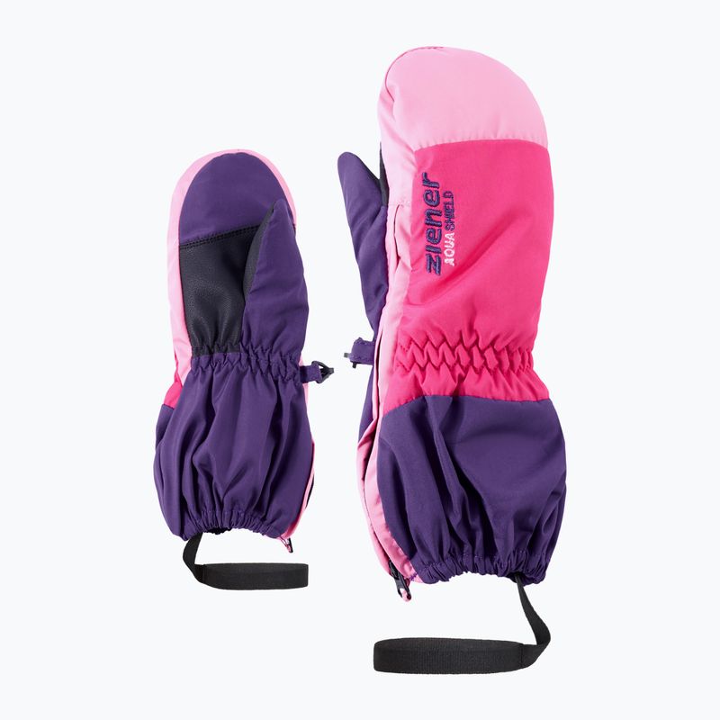 ZIENER Kinder-Skihandschuhe Levi As Minis dunkelviolett